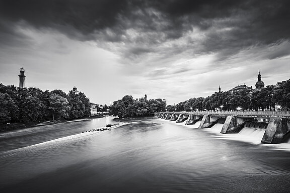 Blick auf das Wasser.